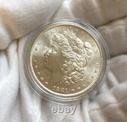 1881-s Morgan Silver Dollar In Top Bu Proof Like Condition