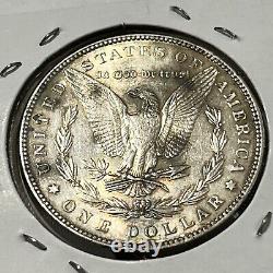 1882 Morgan Dollar Colorful Rainbow Tone Toned Error More Prominent On Obverse
