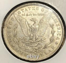 1882 O/S Morgan Silver Dollar BU Uncirc Morgan PQ 90 Silver O Over S VAM A2525
