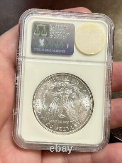 1882-S $1 Morgan Silver Dollar NGC MS65 Rainbow Stunner Coin