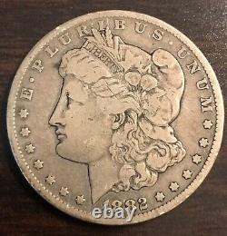 1882-cc Morgan Silver dollar, scarce date