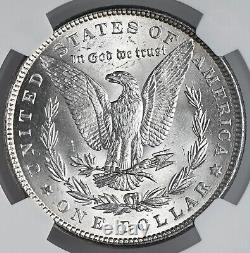 1882-p $1 Morgan Silver Dollar Mint State Ngc Ms64 #8130504-003 Freshly Graded