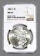 1882-s Morgan Silver Dollar $1 Ngc Ms 64 San Fran Mint 90% Silver Graded Coin