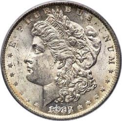 1883-0 Morgan Silver Dollar- PCGS MS62 Beautiful COIN PURPLE, GREEN, YELLOW