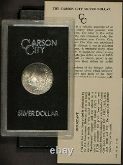 1883-CC MORGAN Silver DOLLAR GSA SLAB ORIGINAL TONING! Lot#R480