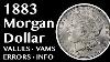 1883 Morgan Silver Dollar Guide Vams Values History And Errors