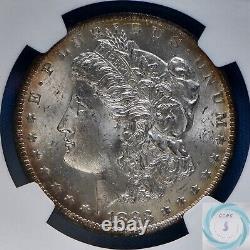 1883-O Morgan Silver Dollar NGC MS64 Eye Appealing Bulls-Eye Toner
