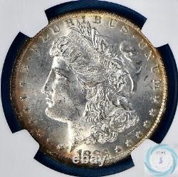 1883-O Morgan Silver Dollar NGC MS64 Eye Appealing Bulls-Eye Toner