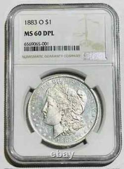 1883 O Morgan Silver Dollar NGC MS-60 DPL- DMPL