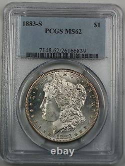 1883-S Morgan Silver Dollar, PCGS MS-62 Very Choice BU Coin