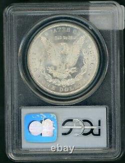 1883-cc Morgan Silver Dollar Graded Pcgs Ms 65 Ak 12/14