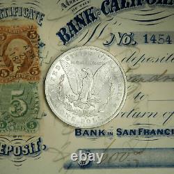 1883-o Gem Choice Bu Ms Morgan Silver Dollar Fresh From Original Roll