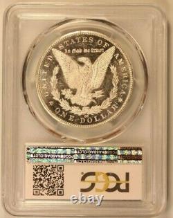 1884-CC $1 Morgan Silver Dollar, PCGS MS 64+ DMPL & CAC Approved