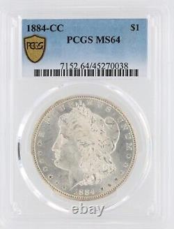 1884-CC PCGS MS64 S$1 Carson City Minted Silver Coin