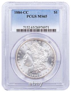 1884 CC Silver Morgan Dollar PCGS MS65 Carson City Mint