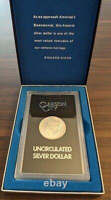 1884 Carson City Morgan Silver Dollar Coin GSA Uncirculated with Box and CoA