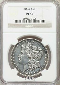 1884 Morgan Silver Dollar Proof-55 Mintage 875