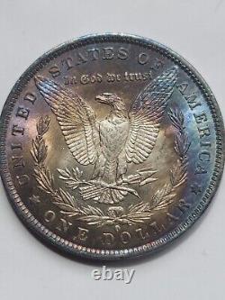 1884 O Morgan Dollar Bu Monster Toned