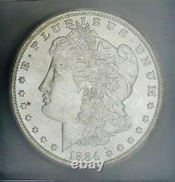 1884-O Morgan Silver Dollar ICG-MS63 Rainbow Toned-Toning #2012503-06