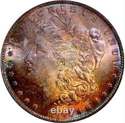 1884-O Morgan Silver Dollar PCGS MS 65? Gorgeous Toning! 