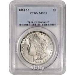 1884-O US Morgan Silver Dollar $1 PCGS MS63