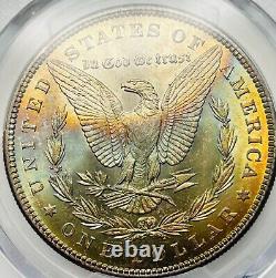 1884 P Morgan Silver Dollar PCGS MS63 Beautifully Toned