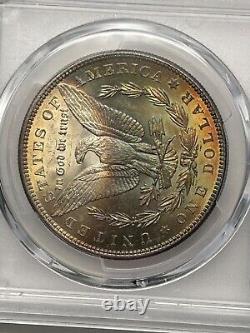 1884 P Morgan Silver Dollar PCGS MS63 Beautifully Toned