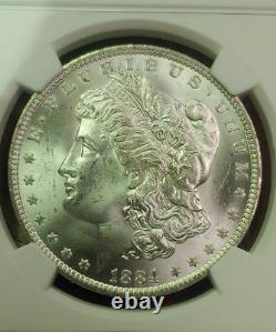 1884-o Silver Morgan Dollar Ngc Near Gem Bu Ms64 Blast White Highest-grades