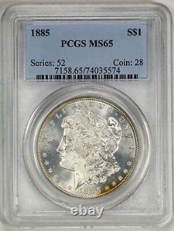 1885 $1 Morgan Silver Dollar MS65 PCGS 74035574