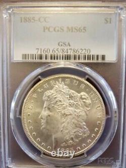 1885 CC Morgan Silver Dollar PCGS MS65.900 Silver $1 GSA Hoard