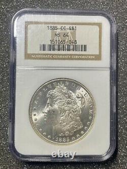 1885-CC NGC MS64 Morgan Silver Dollar Tough Key Date