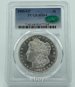 1885-CC PCGS & CAC MS64 Morgan Silver Dollar