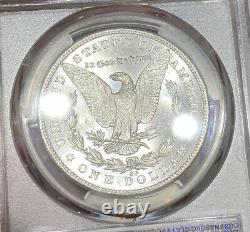 1885-CC PCGS MS65 Morgan Silver Dollar VAM-4 Double Dash Blast White Coin