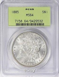 1885 Morgan Dollar PCGS MS-64 OGH Toned Reverse withvideo