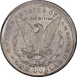 1885-O $1 Morgan Silver Dollar Error PCGS AU53 Struck 8% Off Center Mint Error