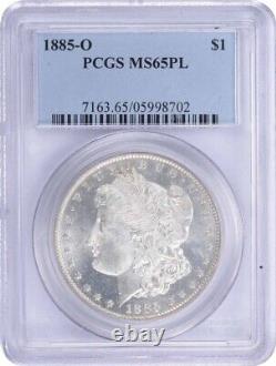 1885-O Morgan Silver Dollar MS65DMPL PCGS