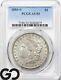 1885-s Au-53 Morgan Silver Dollar Pcgs Almost Uncirculated 53 Scarce Date