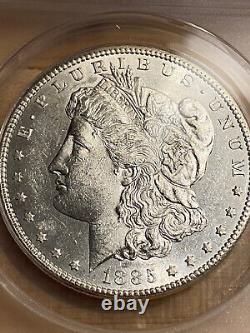 1885 S Morgan Silver Dollar ANACS AU 55 Beautiful Looks Better than Grade