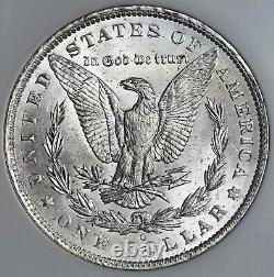 1885-o $1 Morgan Silver Dollar Ngc Ms64 #244666-017 Lt Scratch On Plastic Holder