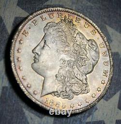 1885-o Morgan Silver Dollar Toned Collector Coin. Free Shipping
