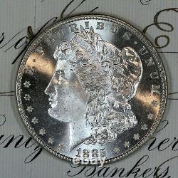 1885-p Choice Gem Bu Ms Morgan Silver Dollar Fresh From Original Roll