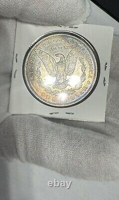 1886 Morgan Silver Dollar? Natural Rainbow Toner