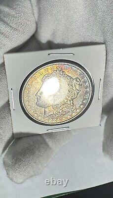 1886 Morgan Silver Dollar? Natural Rainbow Toner