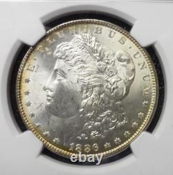 1886-P Morgan Silver Dollar NGC MS64 NICE -PHILADELPHIA MINTED COIN