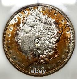 1886 S Morgan Silver Dollar KEY DATE Nicely Toned Nice Grade