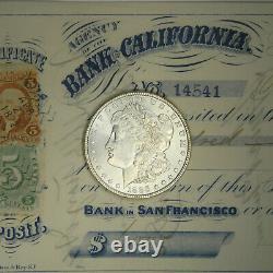 1886-p Gem Choice Bu Ms Morgan Silver Dollar Fresh From Original Roll
