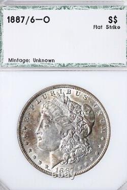 1887/6-O Morgan Silver Dollar PCI Holder CHOICE AU+/UNC Popular Variety! ANKO