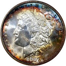 1887 Morgan Silver Dollar $1 NGC MS64? Beautiful Toning! 