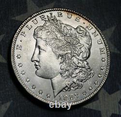 1887 Morgan Silver Dollar Collector Coin. Free Shipping