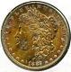 1887 Morgan Silver Dollar Uncirculated Toning Toned Philadelphia Mint Bl651